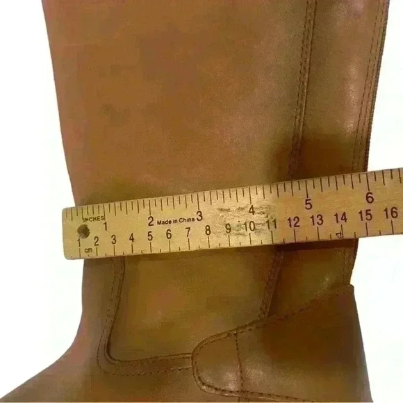 Sam Edelman Mikala Women’s Whisky Brown Knee-Riding Boots Wild Calf 8M / 38 - Picture 13 of 14